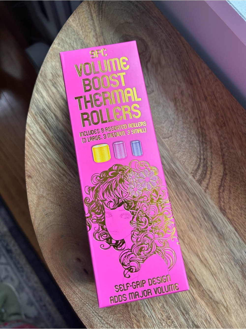NIB 9-Piece Volume Boost Thermal Hair Rollers Set | New in Box